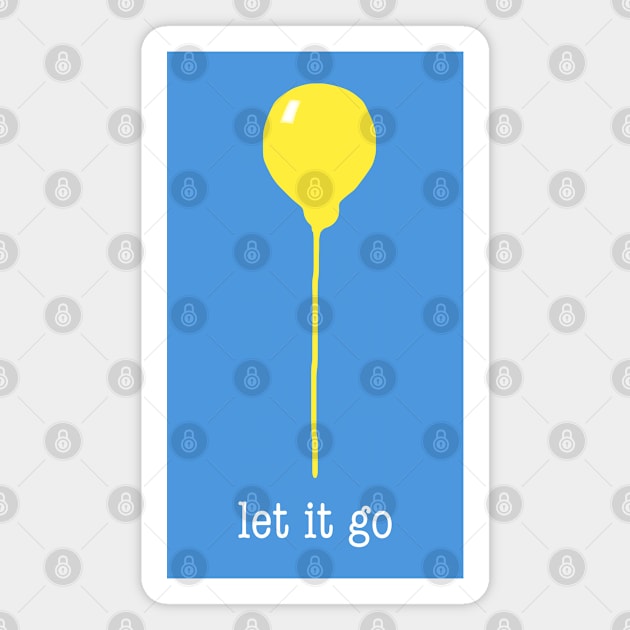 Let it go Magnet by OutlineArt